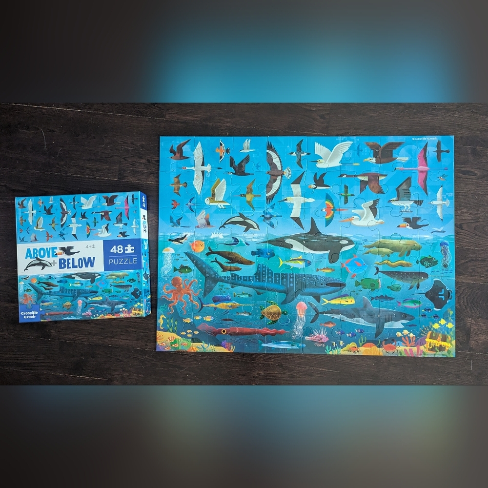 Crocodile Creek Colourful Ocean and Sky Puzzle